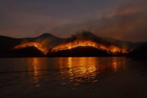 lake wildfire